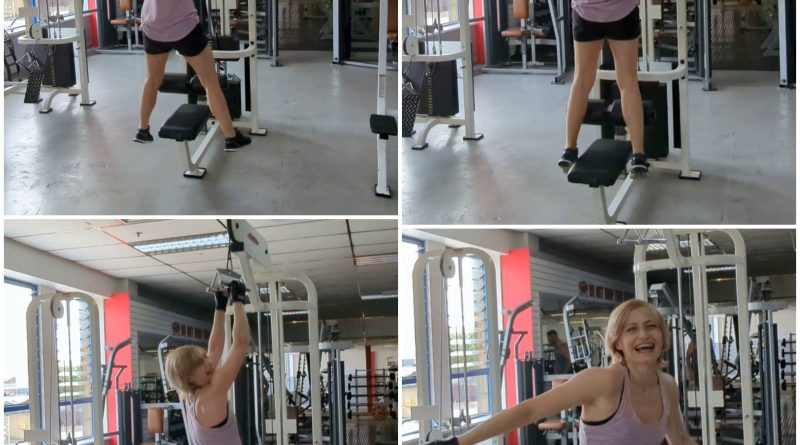 Pull-down-bar-workout